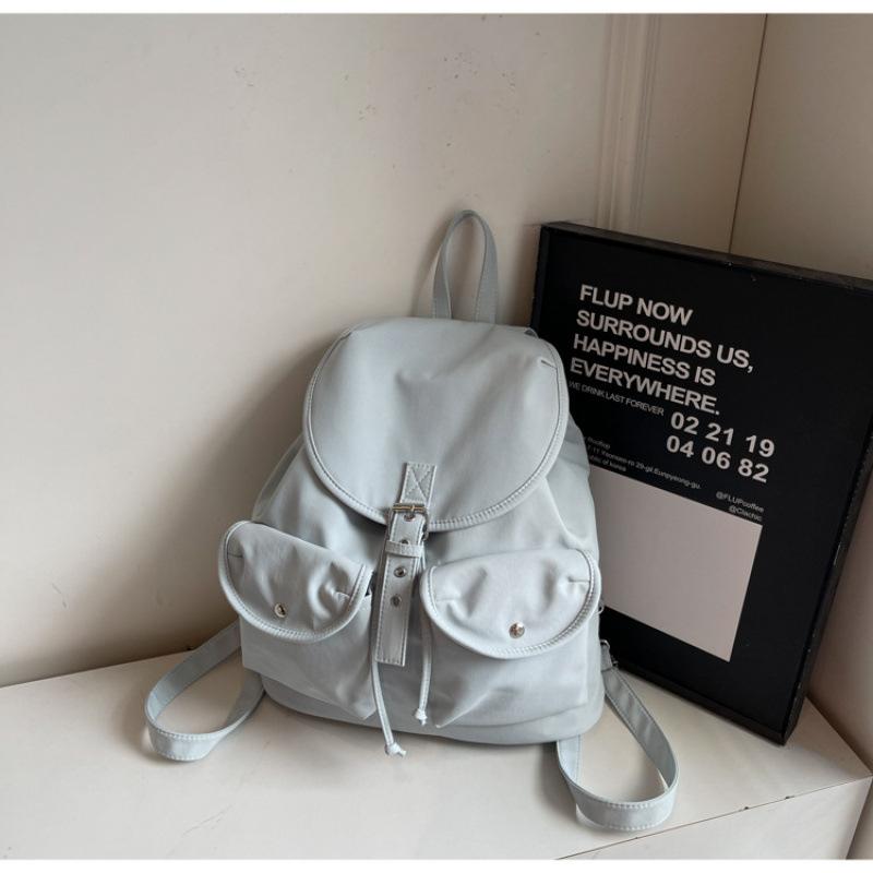Schoolbag large capacity simple backpack women's 1011 summer new fashion travel leisure backpack simple college bag