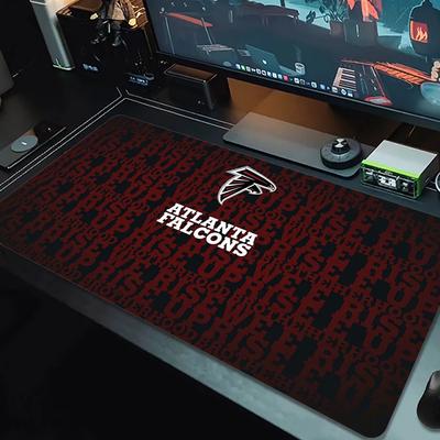 Коврик для мыши Atlanta Falcons Большой игровой коврик для стола Нескользящий Коврик для ноутбука и планшета XXL Мини-коврик для ПК с запирающимися краями