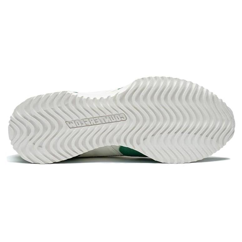 New LiNing CF Linen Woven Anti Slip And Wear Resistant Breathable Low Top Running Shoes Women's White Green AGCT174-3