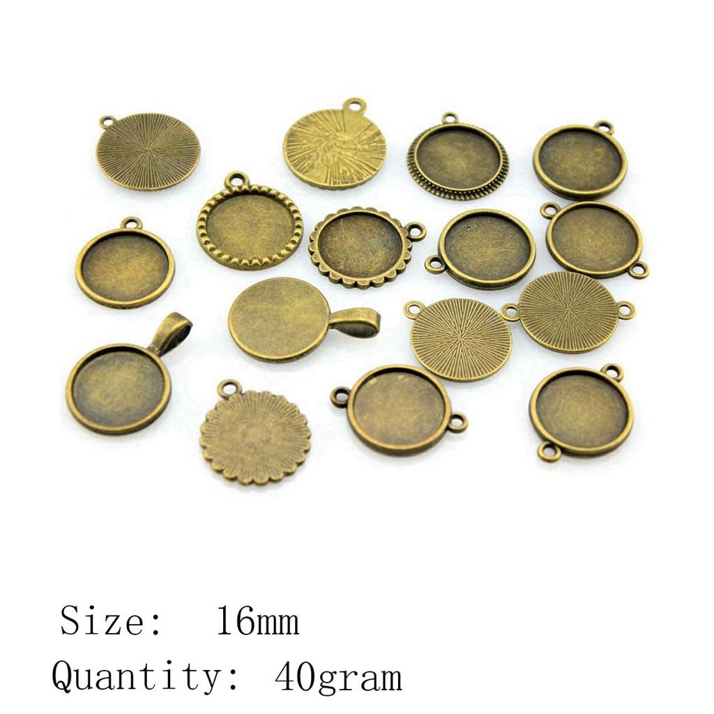 Father's Day Jewelry Findings & Components Mix Glass Cabochon Base Setting Tray Accessories Parts Biz Accessories Man