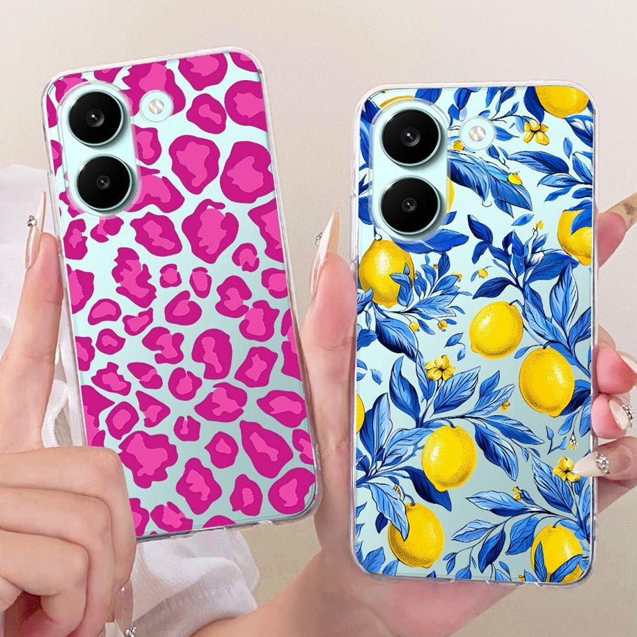 Case For Xiaomi Poco X8 Pro Max Cover Popular Flower Soft Silicone Transparent TPU Bumper For Xiaomi Poco X8 Pro X8ProMax Fundas