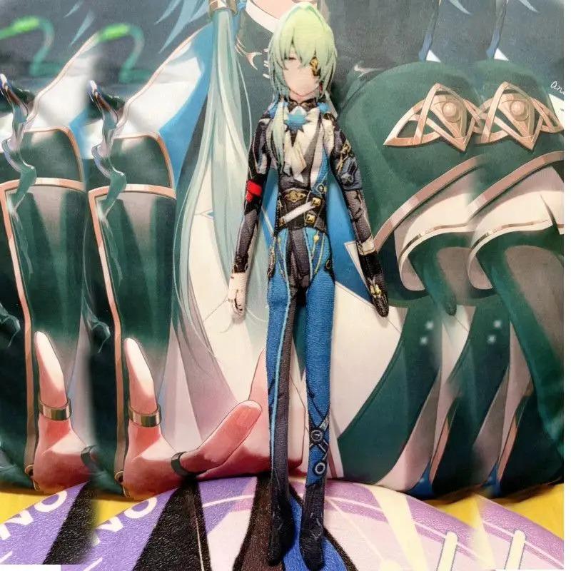 Honkai: Star Rail Anime Cosplay Stuffed Dolls Movable Abstract Body Wire Skeleton Halloween Prop Slender Twistable Shape Toy