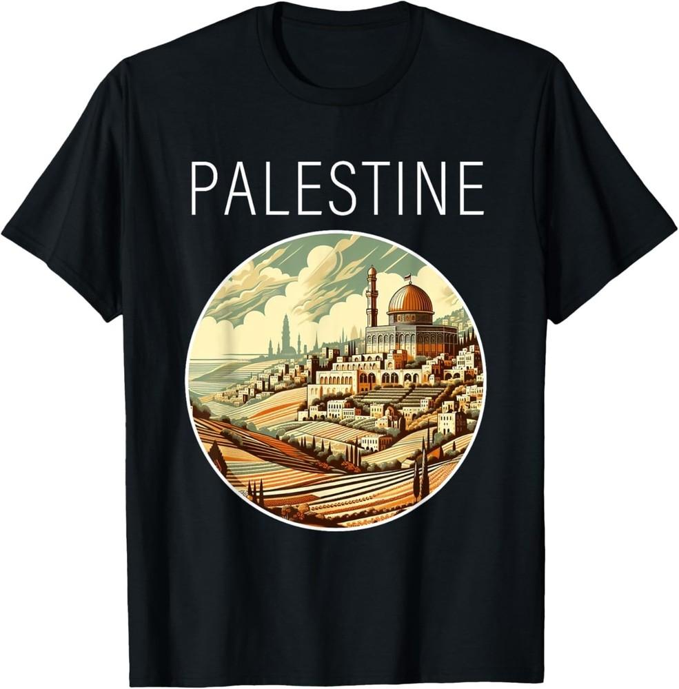 Palestine scenery Art Deco Unisex T-Shirt S