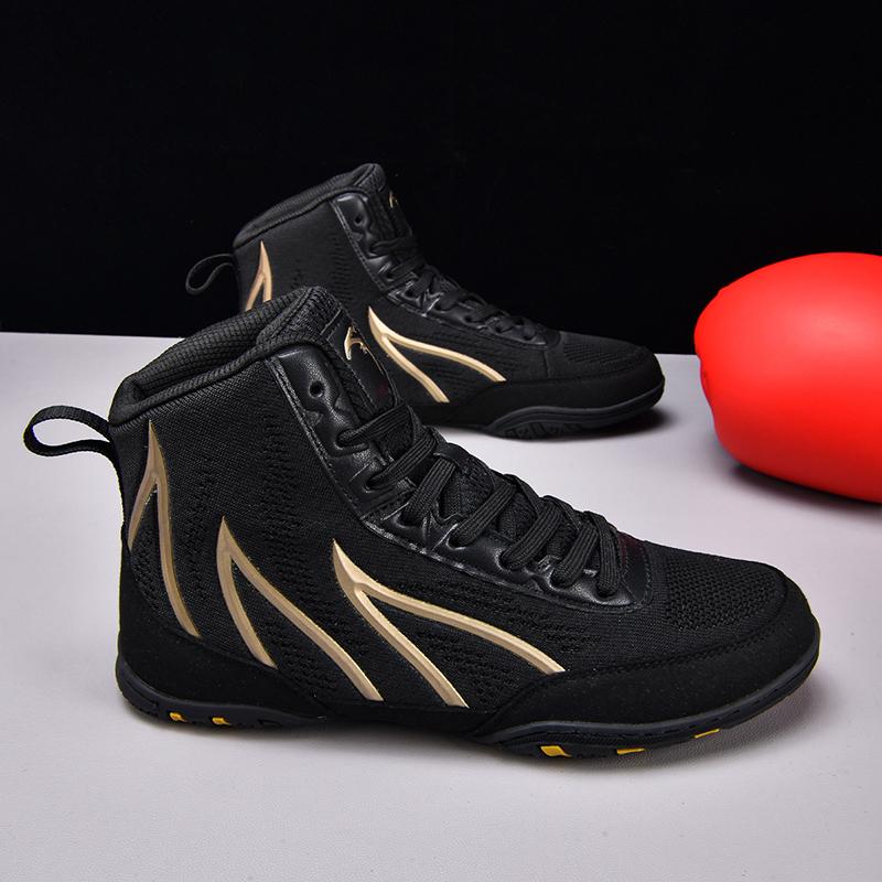 Luxury Boxing Shoes Men Lightweight Boxing Sneakers Comfortable Anti Slip Footwears for Wrestling