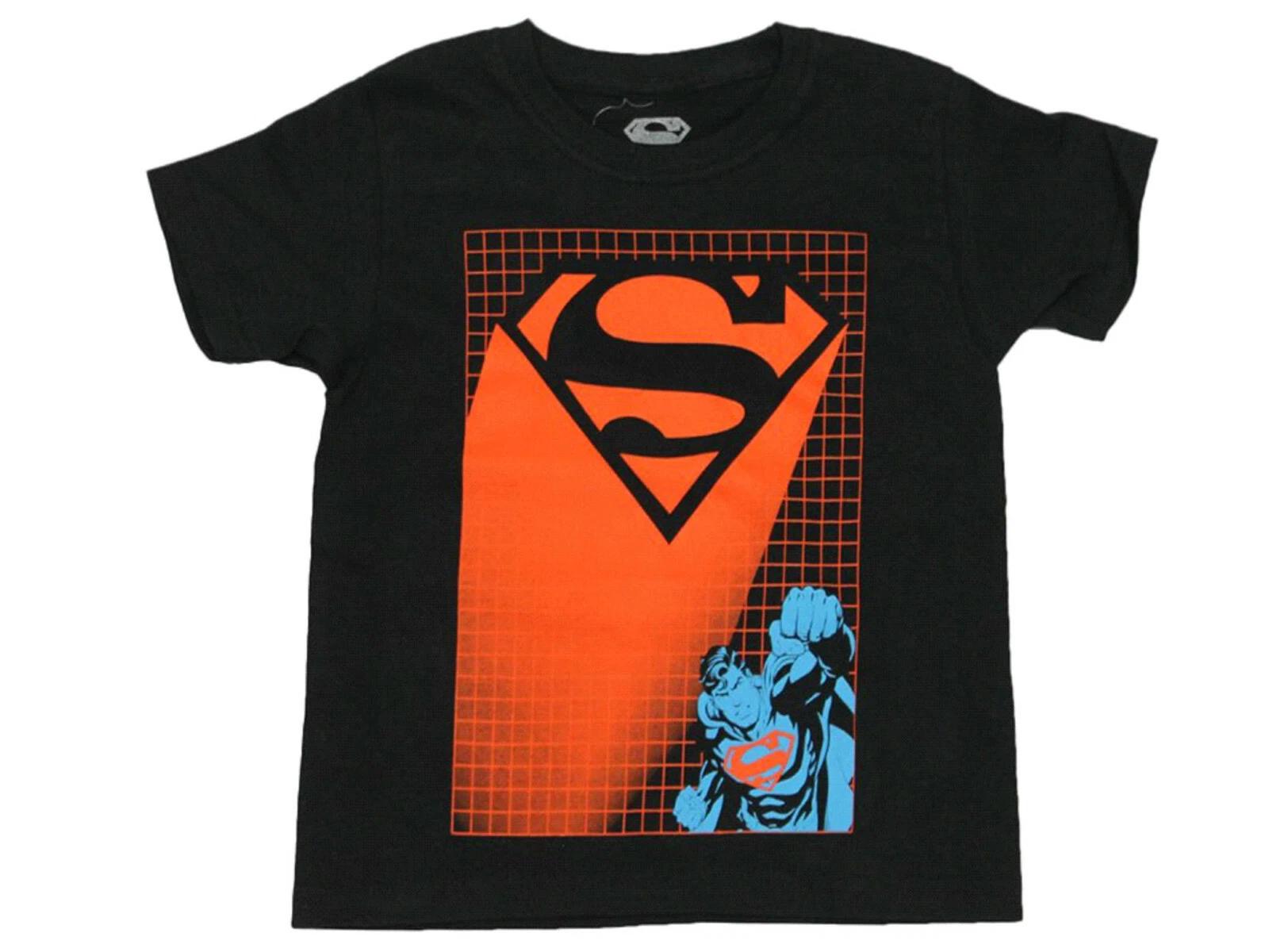 Superman The Man of Steel Little Boy s T-shirt NEW 160