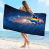 Cartoon N-Nyan Cats Cute Microfiber Blanket Quick Drying Beach Towels Oversized Printing Super Absorbent Pool Towel Blanket