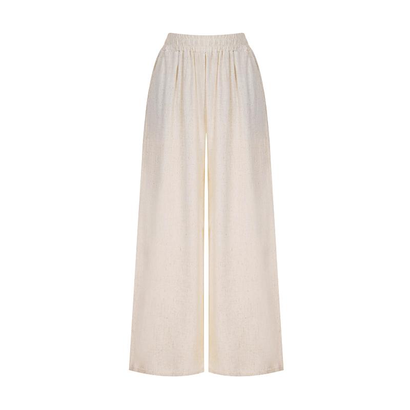 TVIEW Daily Elastic Linen Pants_V6B-Cpt018
