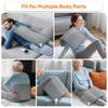 Soft Plush Electric Heating Blanket Adjustable 9 Temperature Setting Safe Automatic Shutoff Heating Pad for Cold Weather