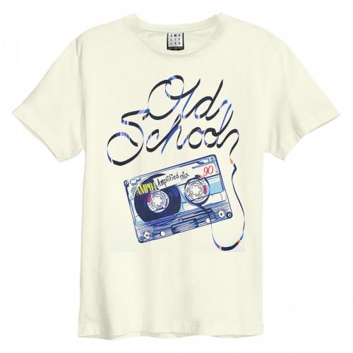 Amplified Unisex Adult Old School Audio A Vintage T-Shirt