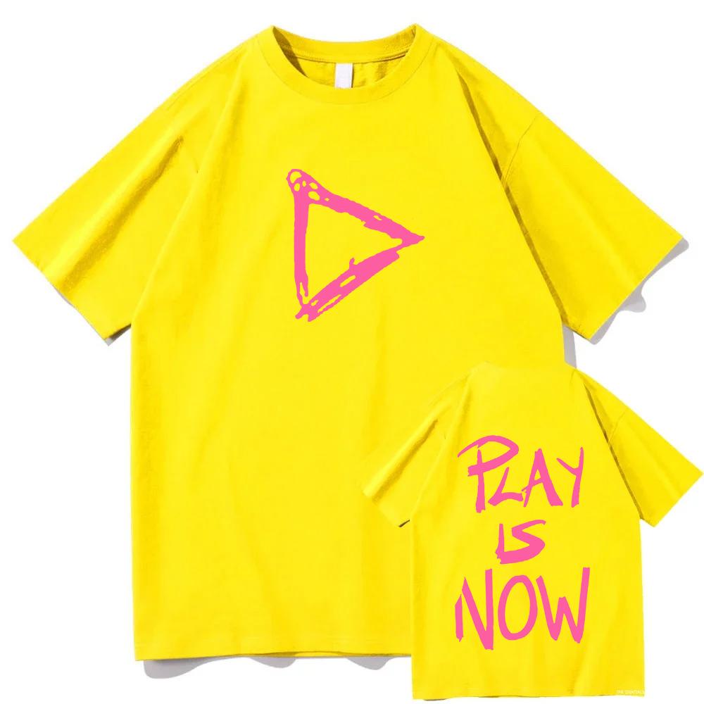 Ed Sheeran Play Is Now Tshirts Short Sleeve Cotton Fashion Tshirt Casual Unisex Women Loose Teeshirt Streetwear Unisex Print Tees S