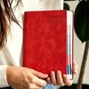 A5 2027 English Schedule Book: Elegant Daily Planner & Self-Discipline Notebook