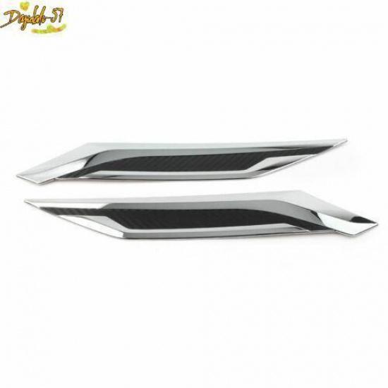 2pcs For   Toyota RAV4 Headlight Eyebrow Molding Cover Trim Decor