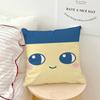 Funny Carton T-Tamagotchi Kuchipatchi Cushion Cover Soft Pillow Case for Sofa Living Room Home Office Decor Protective Covers