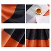 Halloween Flag Fan Shaped Room Flag Creative Printed Outdoor Banner Easy to Install Festive Atmosphere Decoration Hanging Flag