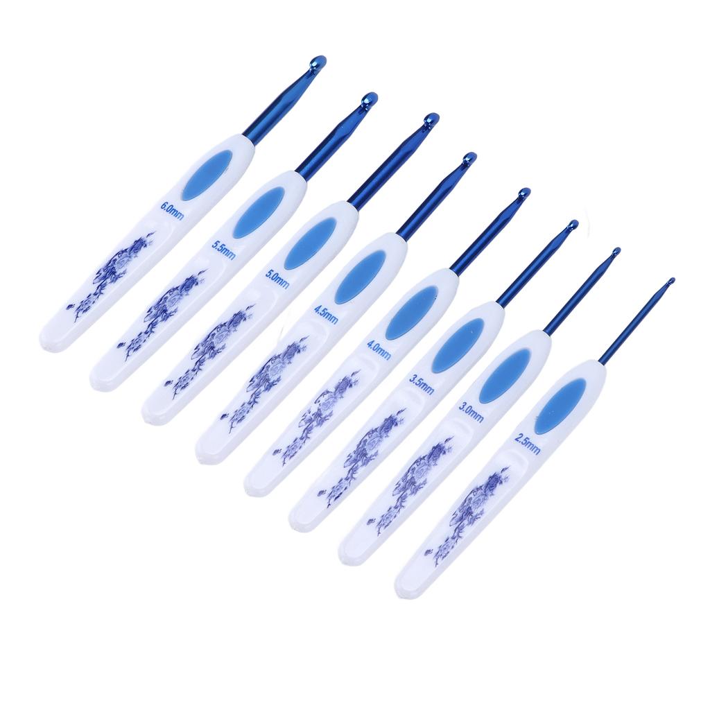 Crochet Hooks Set Ergonomic Design Handle Sturdy Crochet Comfortably Use   Knitting Tools for Enthusiasts Beginners