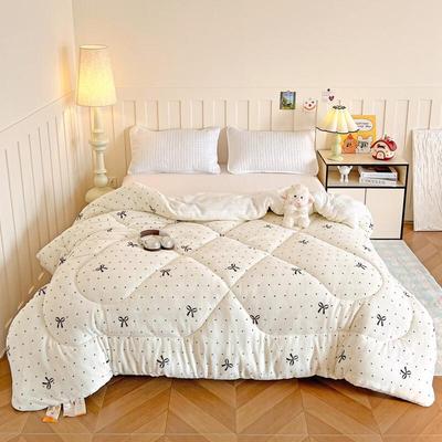 Milk Velvet Double-Sided Plush Warm Quilt
