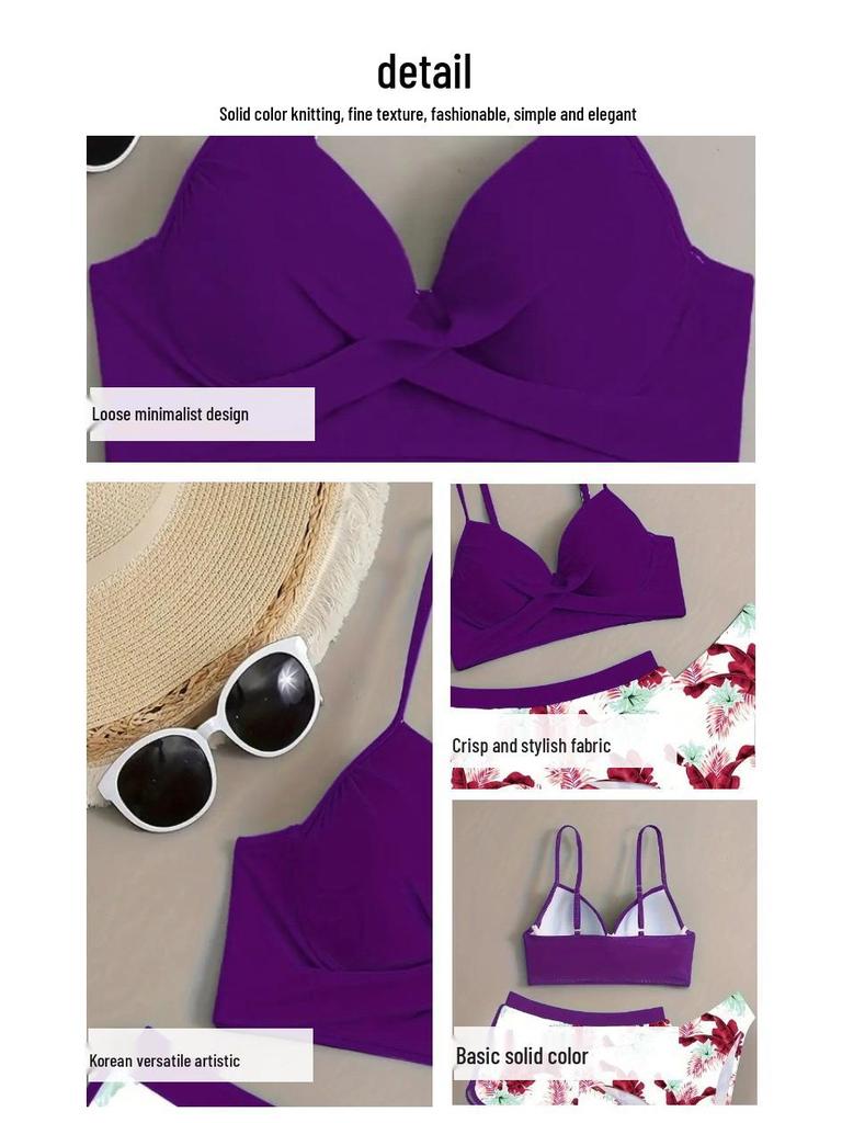 Women's Sexy Underwire Swimsuit Bikini - Cross-Border European & American Style