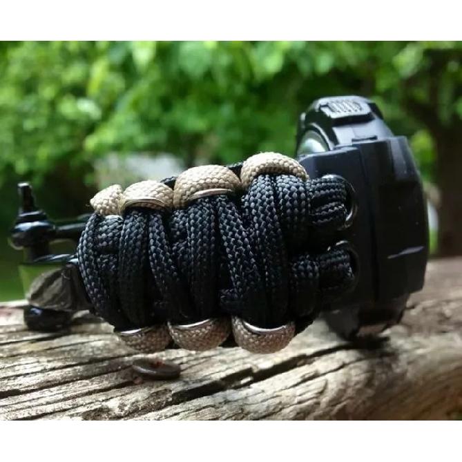 650 Paracord 9 Strand 4mm Parachute Rope With Multifunctional Spool Reel For DIY Making Lanyard Bracelet Dog Collar Tent Rope