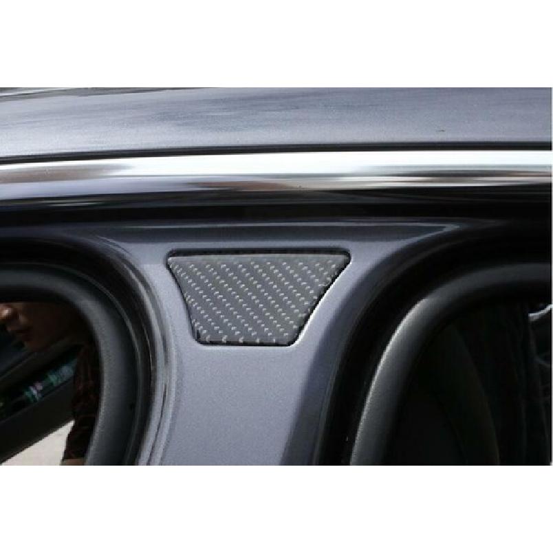 For BMW 3-Series 2005-2012 Carbon Fiber B-Pillar Groove Sticker Cover Trim 2PCS