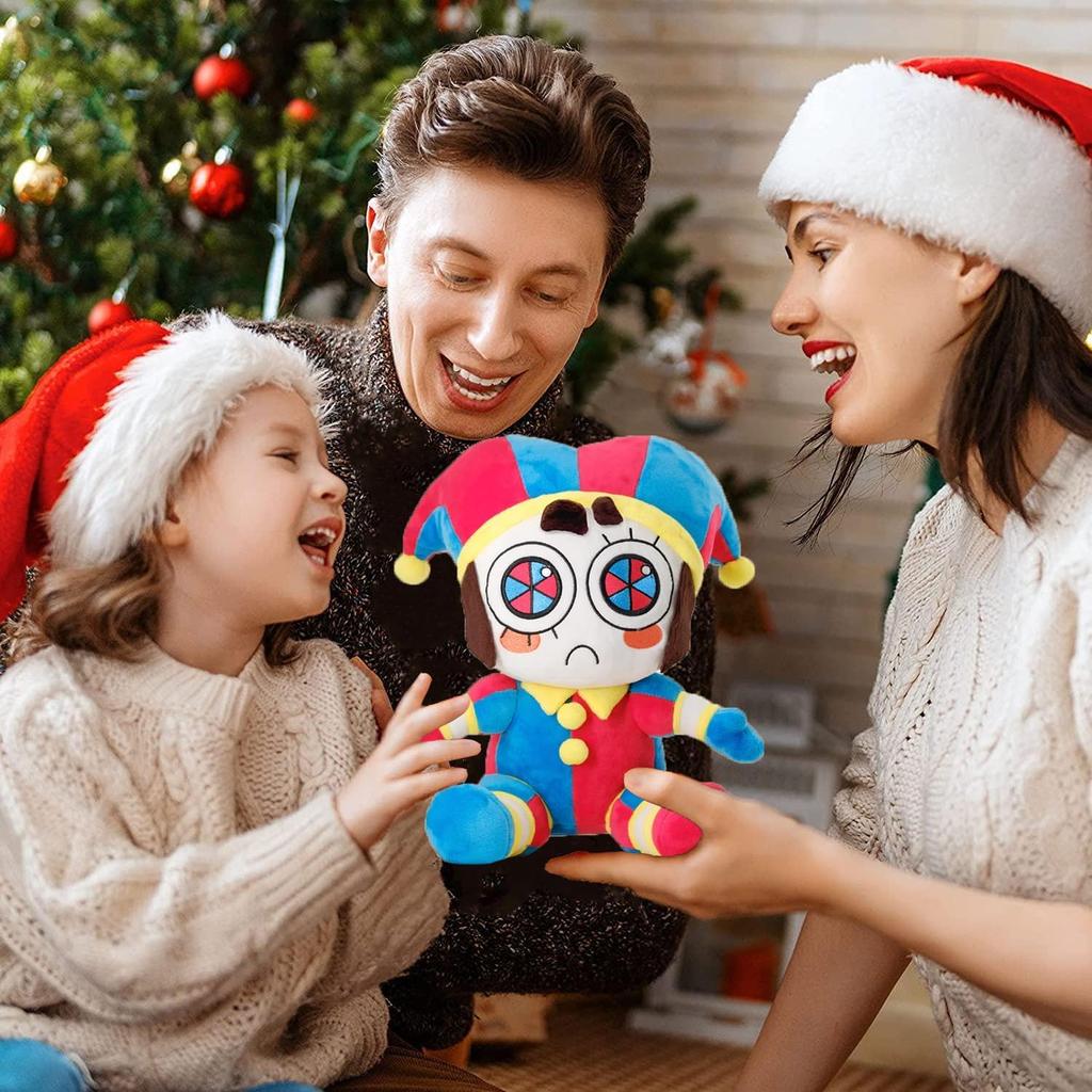 The Amazing Digital Circus (H) Mysterious Digital Circus Plush Toy, Pomni Plush Toy, Cute Stuffed Doll for Kids and Adults, Perfect for Birthdays,