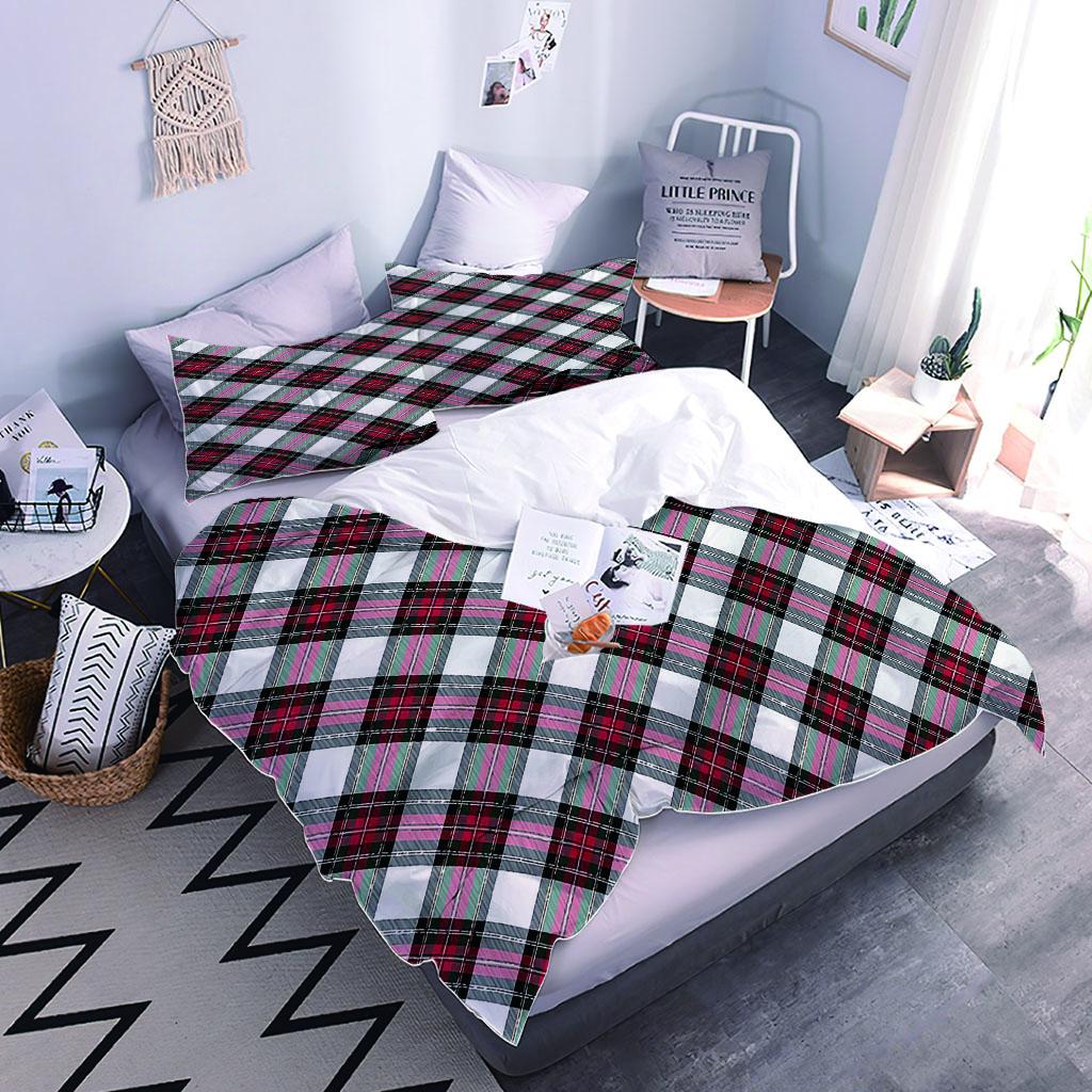 Bedding Set 3D Art Geometric Patterns Duvet Cover with Zipper Closure Comforter Cover Queen King Full Polyester Quilt Cover