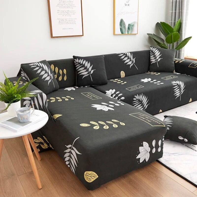 Elastic Sofa Slipcovers Sofa Covers for Living Room Housse Canape 1/2/3/4 Seat Couch Cover Stretch Sectional Furniture Protector