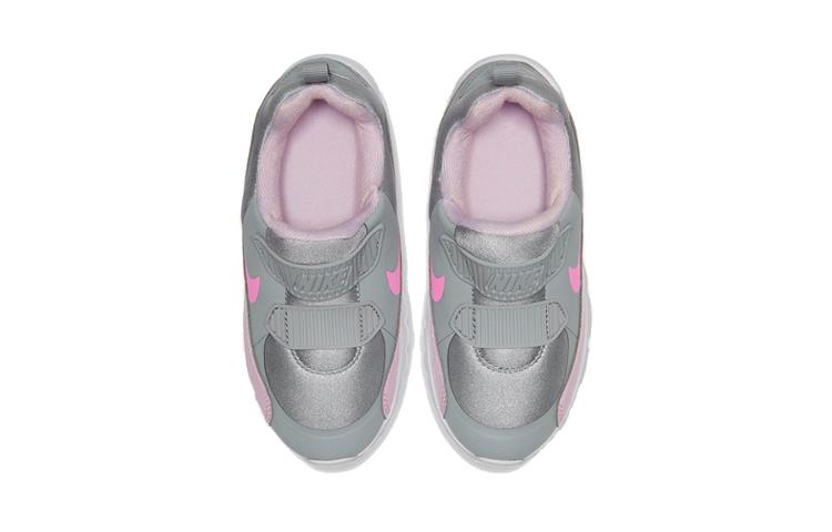 Nike Air Max 90 Low Top Running Shoes Foam Pink Children Aged 3 7 Years Old 881927-018