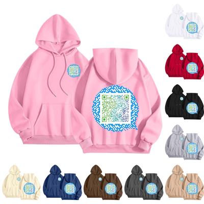Conjunto deportivo informal de moda para mujer, sudadera con capucha de manga larga estampada