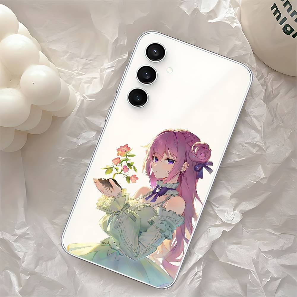 Cute D-doro Nikke Doro Phone Case For Samsung Galaxy S21 S22 S23 S24 S25ULTRA FE Ultra Plus5G A52S Transparent Cover