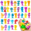 25 Stück Weiche PVC-Alien-Saugnäpfe Mini-Monster-Tier-Saugnapf Stressabbau-Spielzeug Partygeschenke Geburtstagsgeschenk  ZSY