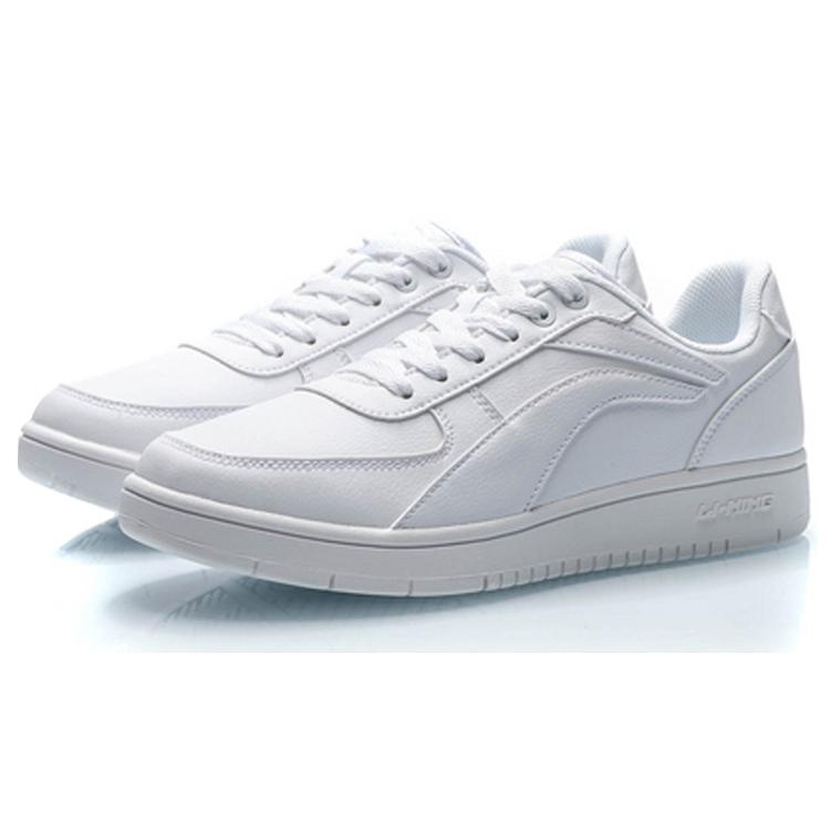 Li Ning Skateboard Shoes Women's Low top White AGCP422-1