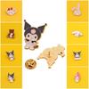 Adorable Sanrio Metal Cartoon Rabbit Melody Kulomi Brooch For Student Bags