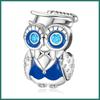 Graduation Wisdom Owl Beaded Bracelet Necklace - DIY Loose Bead Accessories