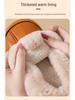Women's Non-Slip Waterproof Thick-Soled Cotton Slippers – Cozy Furry Design for Autumn/Winter Maternity & Men's Wear