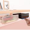 Under Desk Storage Box No Punching Storage ABS PS Small Hidden Drawer For Dormitory