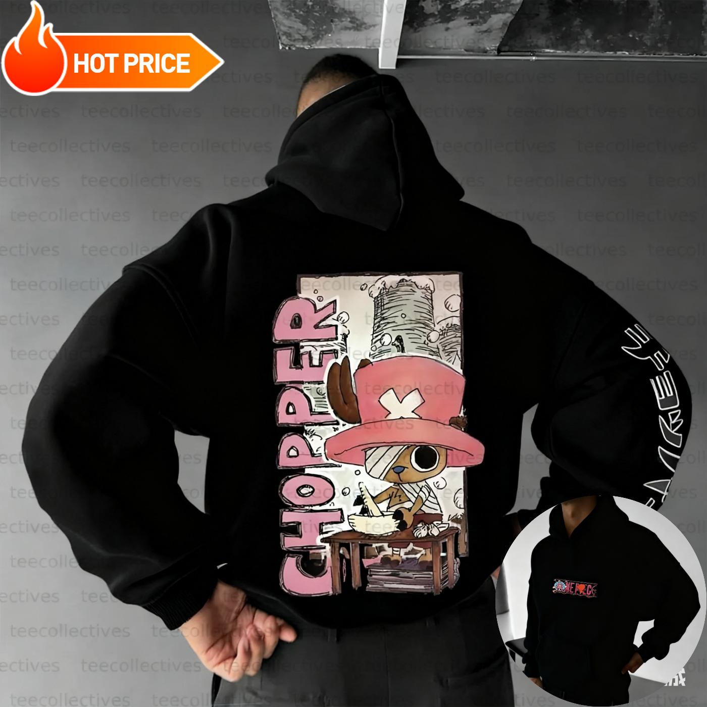 2026 New One Piece Anime Chopper Printed Hoodie Sweatshirt Men s and Women s Hoodie Men s Tops Sports Hoodie Harajuku Y2K Hoodie S