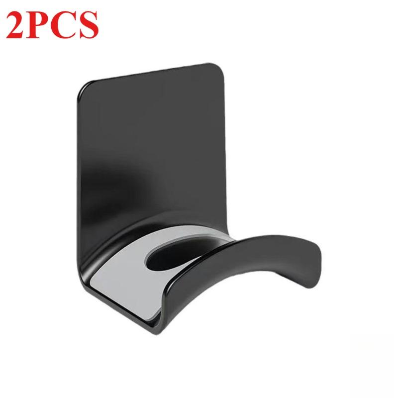 Universal Headphone Stand Adhensive Plastic Wall Mount Hanger Under Desk Headset Rack Holder Support for Gaming Earphone Bracket