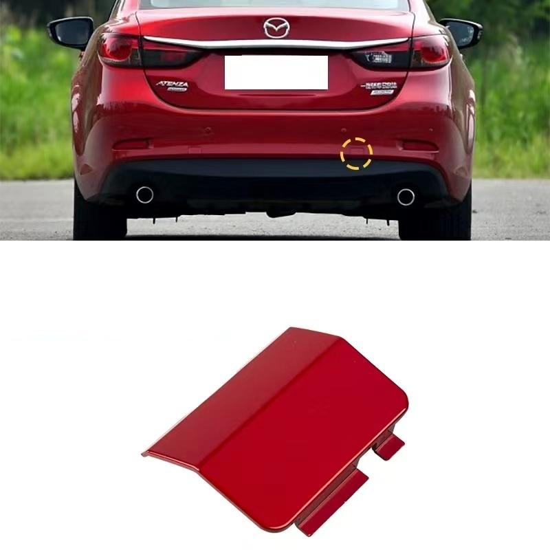 Car Rear Bumper Tow Hook Cover Lid Towing Trailer Hauling Eye Cap For Mazda 6 Atenza Sedan 2013 2014 2015 2016
