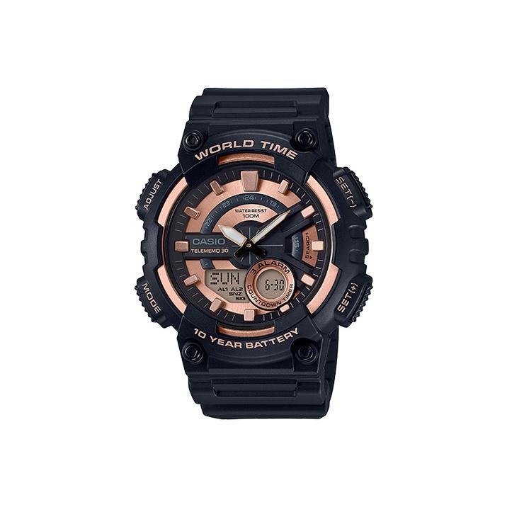 CASIO G Shock AEQ 110W 1A3 AEQ-110W-1A3 Rose Gold Watch Dial