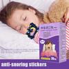 30 Piezas/Caja Pegatinas Bucales Antirronquidos para Niños Adultos Sueño Nocturno Labio Anti-Nariz Parches de Respiración Libre Ortótico de Boca Cerrada