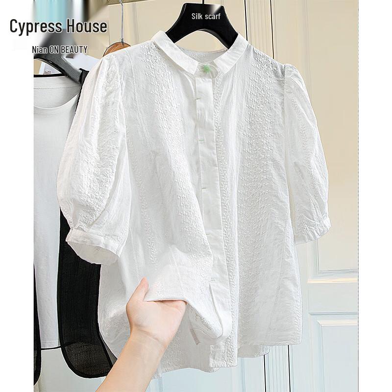 Women s Embroidered Loose Fit Shirt M