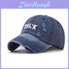 Classic Baseball Cap With Washed Vintage Finish For Outdoor Summer Sun Protection