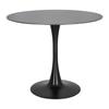ROUND TABLE Simplet Skinny Premium Black Sintered Marble 90cm