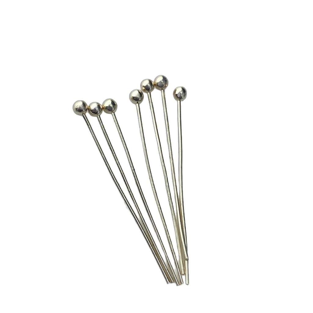Copper Color-Preserving Large Ball Head Needles for DIY Jewelry and Bead Stringing.