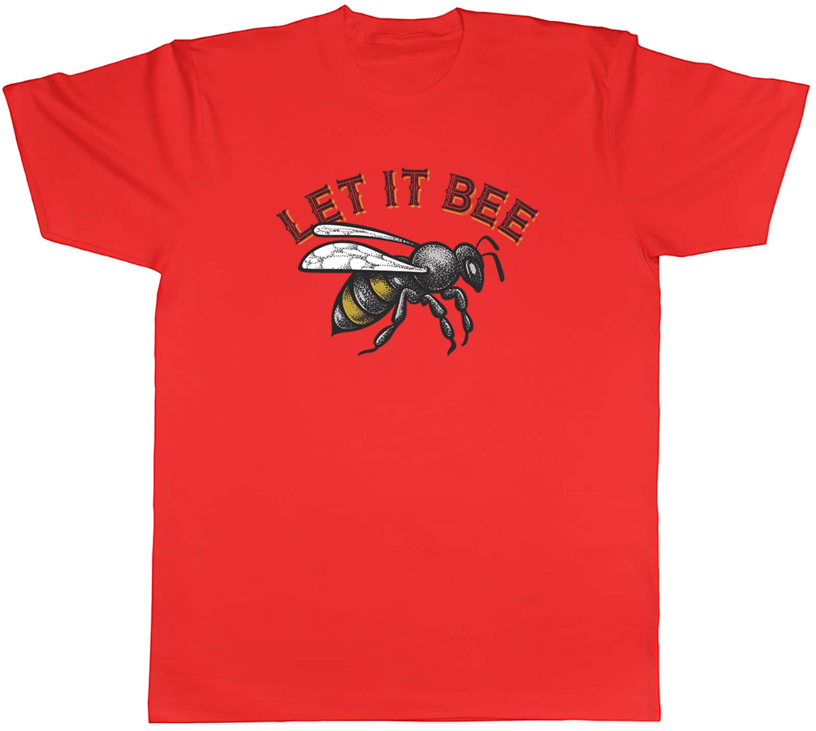 Let it Bee Unisexs TShirt Bumblebee Beekeeper Unisex Tee Gift S