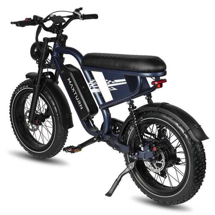 KUKIRIN V&eacute;lo &eacute;lectrique - Maxturn MX10 - Moteur 500 W - Batterie 48V 13,5Ah - Autonomie 80-100 km - Roues 20"" - bleu