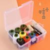 Portable Sewing Kit with Transparent Box