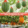 300/100PCS Hanging Garden Mesh Watermelon Grow Net with Straps Heavy-Duty Reusable Cantaloupe Pumpkin Support Bag for Orchards
