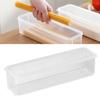 Spaghetti Container Pasta Noodle Organizer Box PP Clear Rectangle Leakage Proof Food Container for Fridge Kitchen