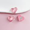 5Pcs Cute Heart-shaped Fridge Magnets 3D Three-dimensional Crystal Love Refrigerator Magnetic Stickers Creative Home DIY Decor